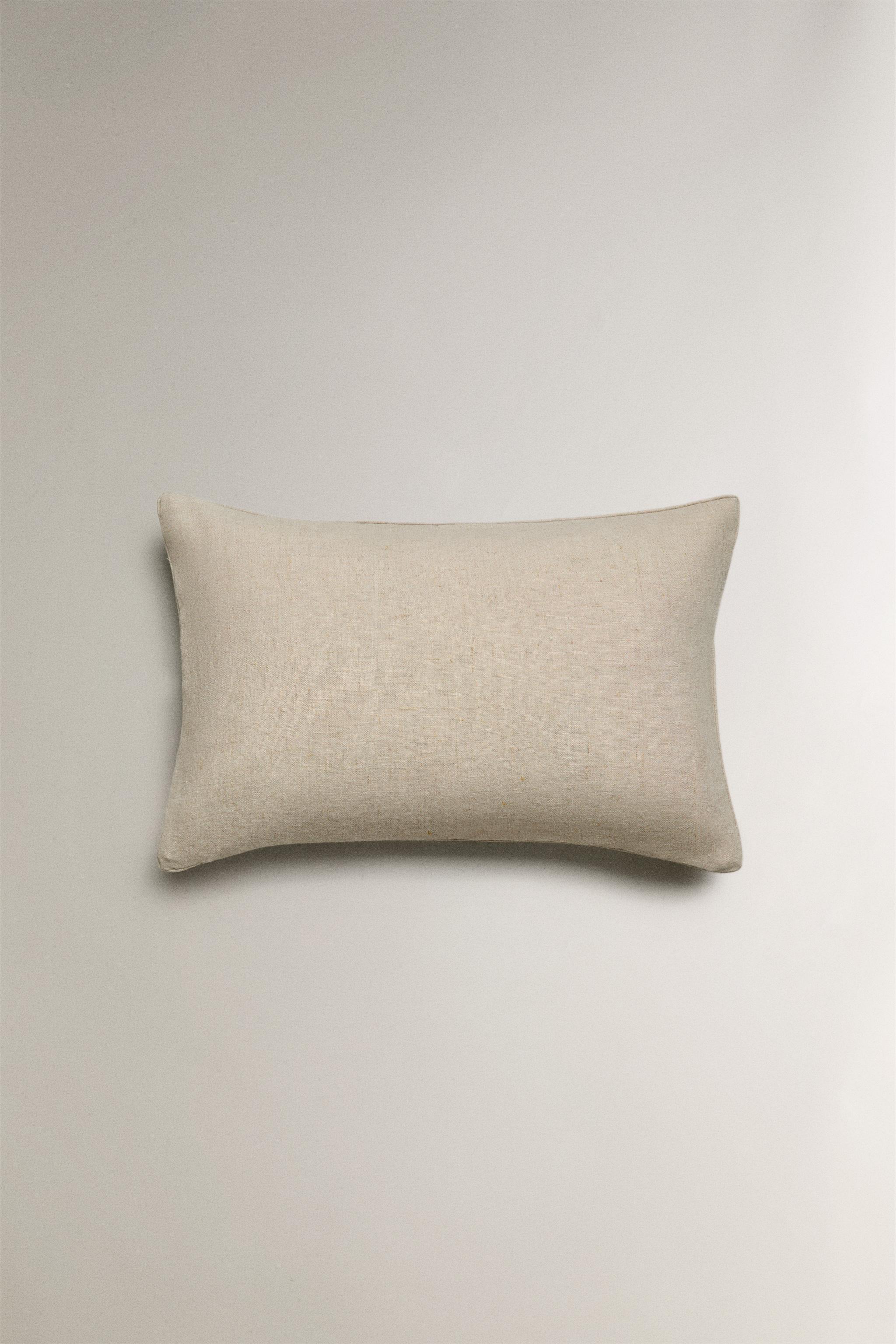 LINEN THROW PILLOW COVER